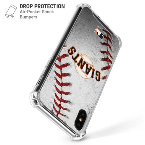 MLB San Francisco Giants Game Ball iPhone XS Max Clear Case